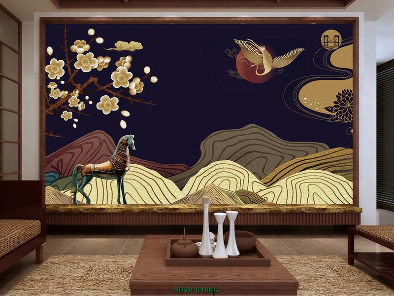 Tranh ngựa cách điệu MDVP-048KG